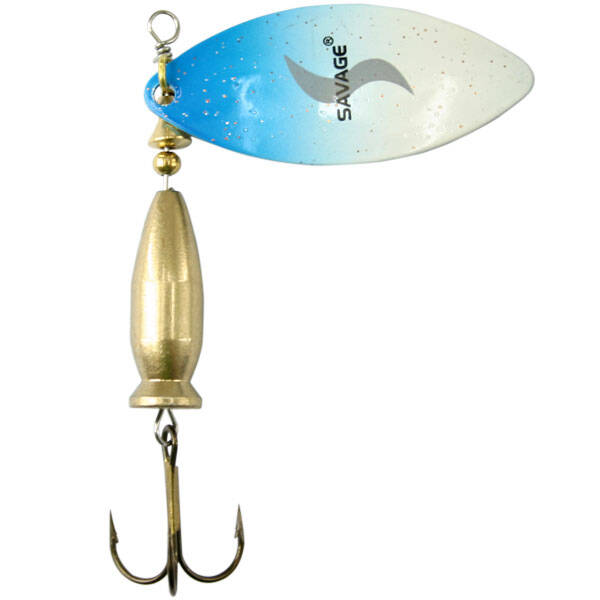 Turna Levrek Alabalık Döner Olta Kaşık - Alp Long - Mavi/Beyaz - No:2/16GR - 1