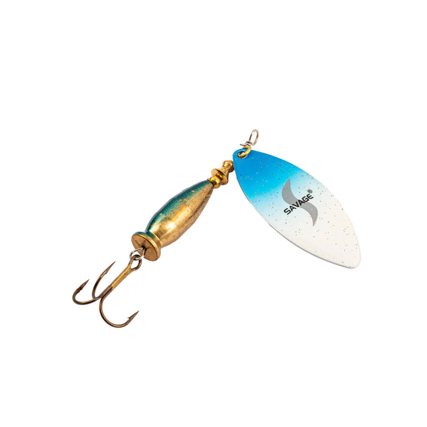 Turna Levrek Alabalık Döner Olta Kaşık - Alp Long - Mavi/Beyaz - No:2/20GR - 1