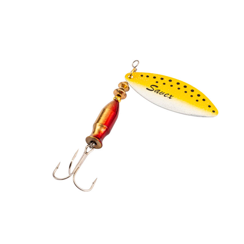 Turna Levrek Alabalık Döner Olta Kaşık - Alp Long - Rainbo Sarı - No:1/12GR - 1