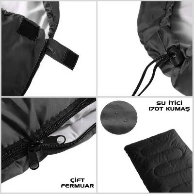 Uyku Tulumu - Mont Blanc - Kahve - Extreme -15C° - Savage YS-507 - 4