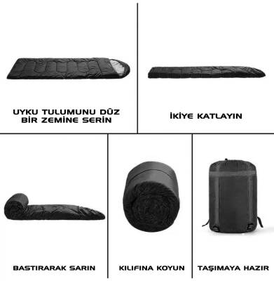 Uyku Tulumu - Mont Blanc - Kahve - Extreme -15C° - Savage YS-507 - 5