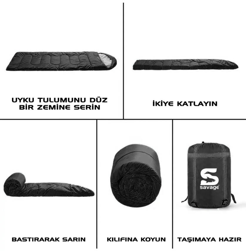 Uyku Tulumu - Peak - Bordo - Extreme -35C° - Savage YS-535 - 5