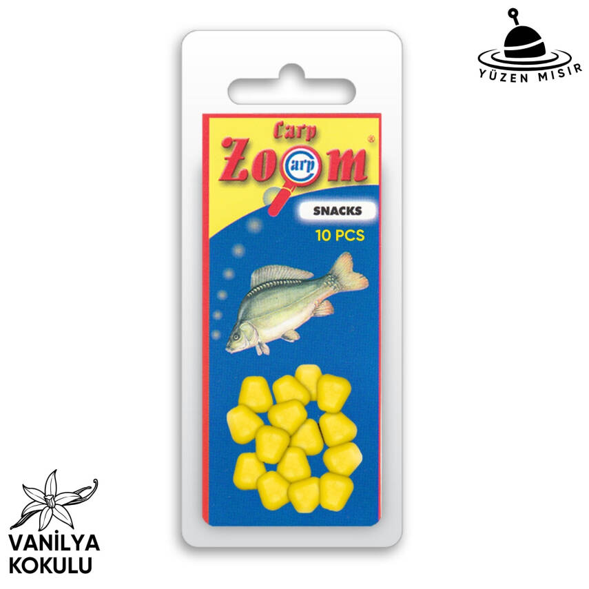 Yüzen Silikon Mısır Yem - Yüzen Sazan Mısırı - Mini - 10 Adet - Vanilya Kokulu - 1