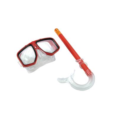 Vardem Dalış Maskesi ve Şnorkel Seti Kırmızı - Su Altı Dünyasını Keşfet!