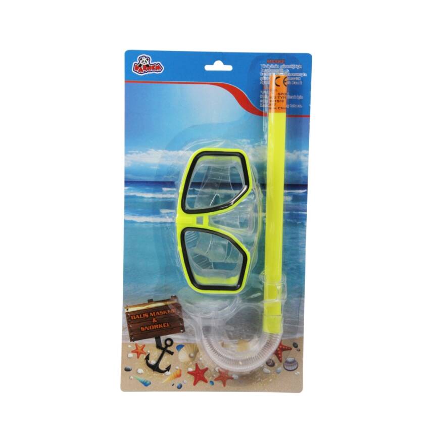 Vardem Dalış Maskesi ve Şnorkel Seti Yeşil - Su Altı Keşfinin Anahtarı - 2