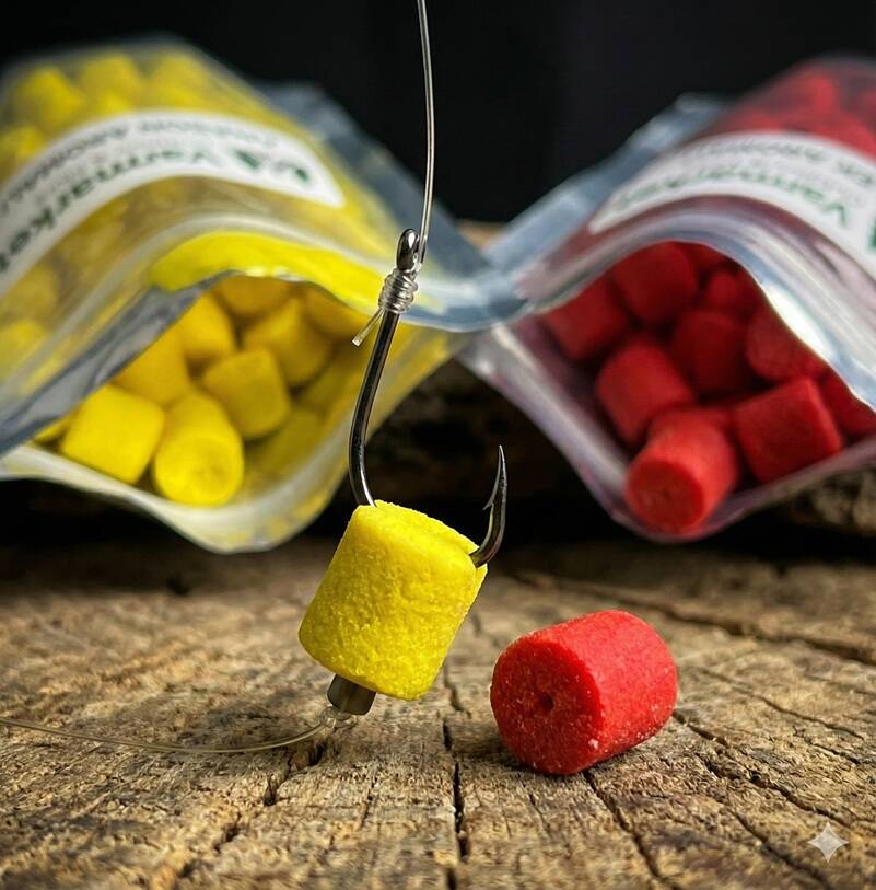 Varmarket 2'li Avcı Seti: Sarı Anason + Kırmızı Çilek Sazan ve Yayın Hamuru (Toplam 160gr Hazır Kesme Yem) - 2