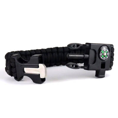 VarMarket Pusulalı Magnezyum Çubuklu Paracord Bileklik - Outdoor Survival Aracı - 2