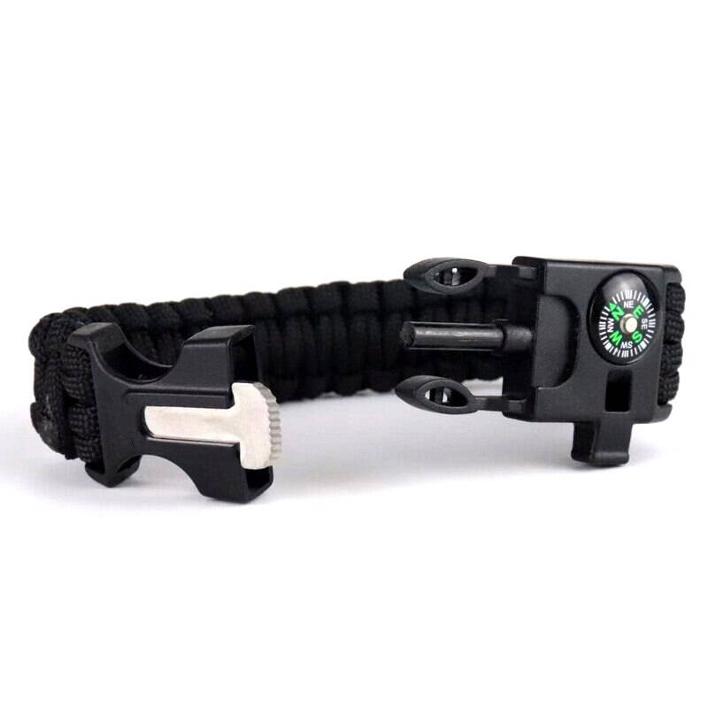 VarMarket Pusulalı Magnezyum Çubuklu Paracord Bileklik - Outdoor Survival Aracı - 2