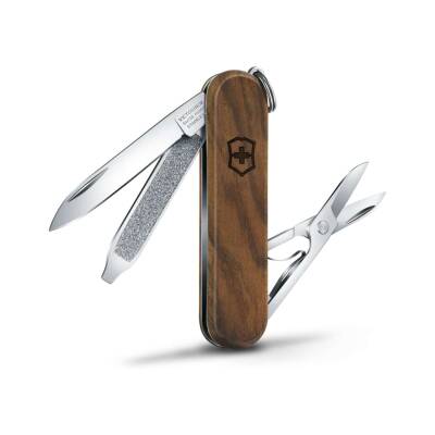 Victorinox Classic SD Ceviz Ağacı Kabzalı İsviçre Çakısı - Doğal Ahşap - 2