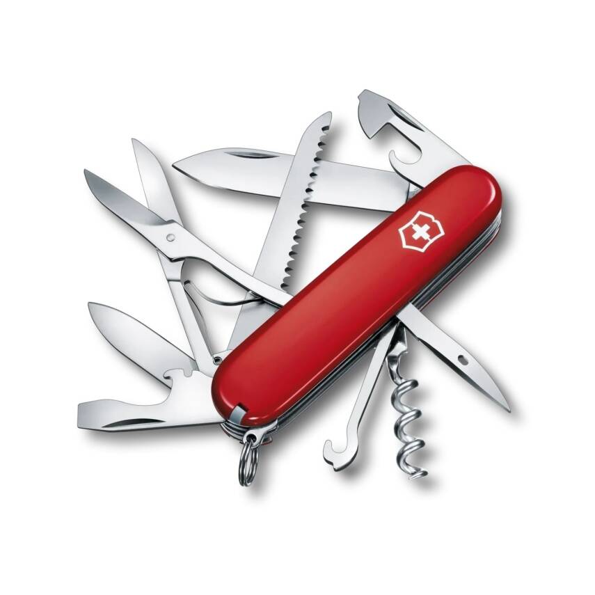 Victorinox Huntsman 1.3713.3 Çok Amaçlı İsviçre Çakısı - Siyah Avcı Model - 1