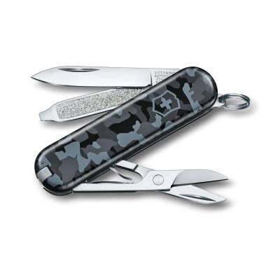 Victorinox Klasik SD Lacivert Kamuflaj 58mm İsviçre Cep Çakısı