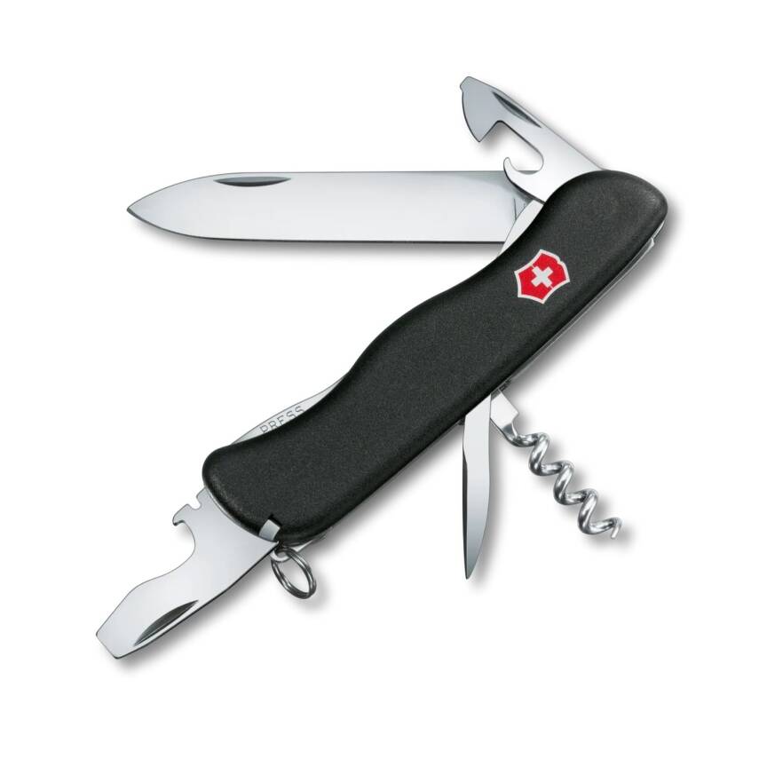 Victorinox Picknicker Cep Çakısı - Siyah İsviçre Çok Amaçlı - 1