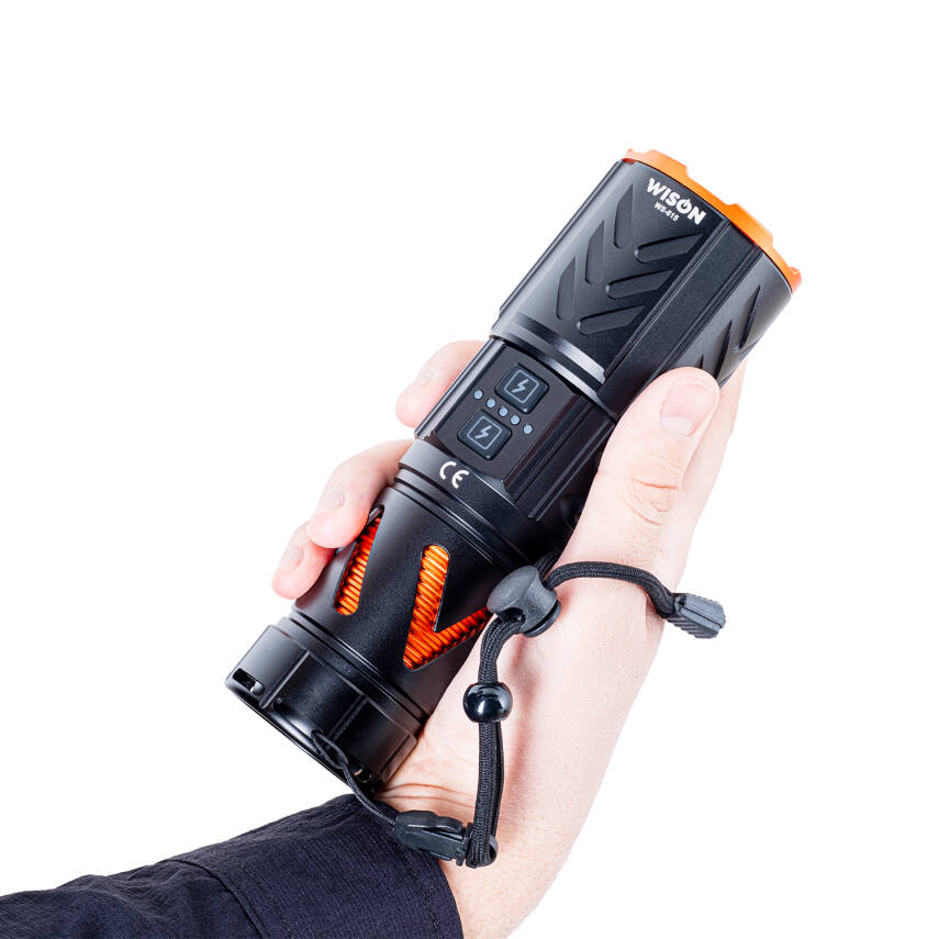 Wison 30W Süper Parlak Şarjlı El Feneri - 3000 Lümen Taşınabilir Aydınlatma - 2