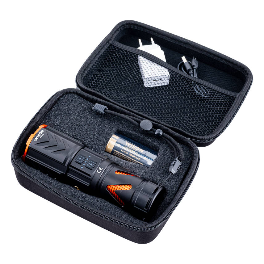 Wison 30W Süper Parlak Şarjlı El Feneri - 3000 Lümen Taşınabilir Aydınlatma - 5