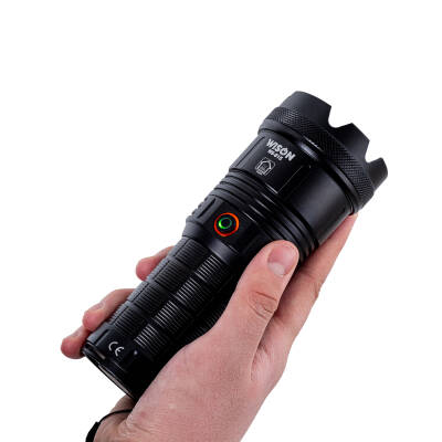 Wison Süper Parlak LED El Feneri - 4500 Lümen Şarjlı Kamp Feneri - 3