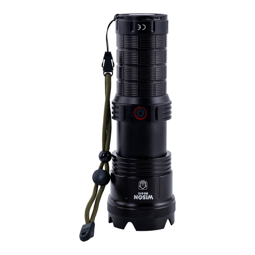 Wison Süper Parlak LED El Feneri - 4500 Lümen Şarjlı Kamp Feneri - 5