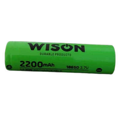 Wison WS-18650 3.7V 2200mAh Li-ion Pil - Güvenilir ve Uzun Ömürlü Enerji Çözümü