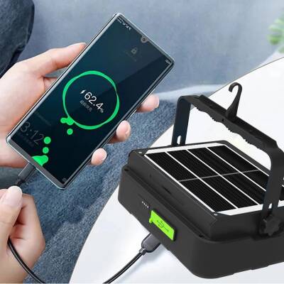 Wison WS-5570 Solar Kamp Lambası - 150W Güneş Enerjili Projektör Aydınlatma - 4