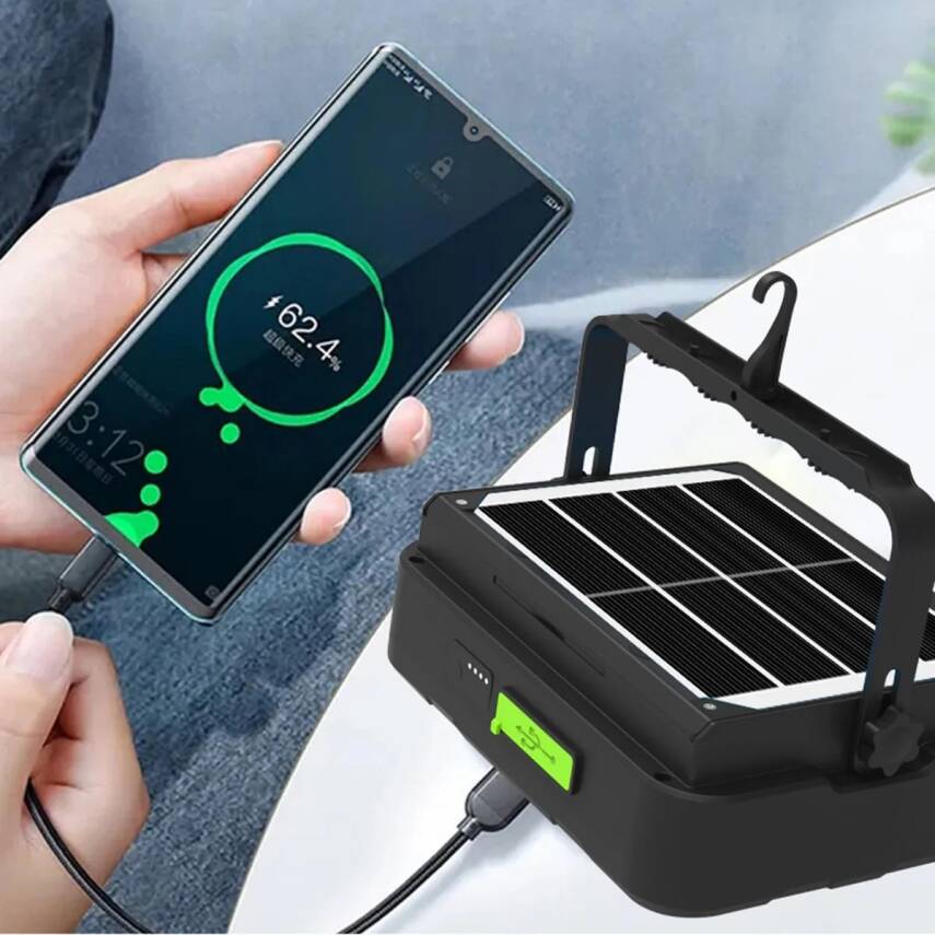 Wison WS-5570 Solar Kamp Lambası - 150W Güneş Enerjili Projektör Aydınlatma - 4