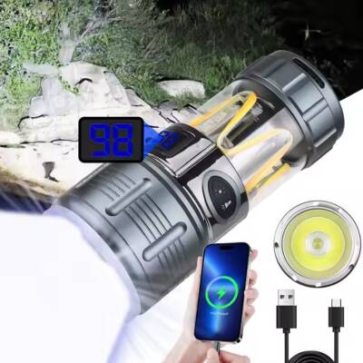 Wison Şarj Edilebilir El Feneri - 1000 Lümen - 10 Watt - 3