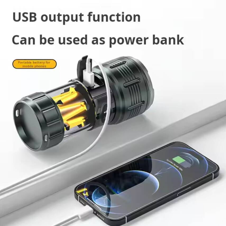 Wison Şarj Edilebilir El Feneri - 1000 Lümen - 10 Watt - 4