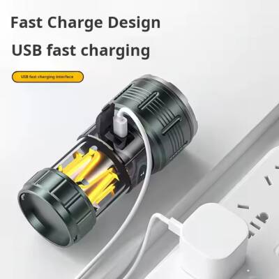 Wison Şarj Edilebilir El Feneri - 1000 Lümen - 10 Watt - 5