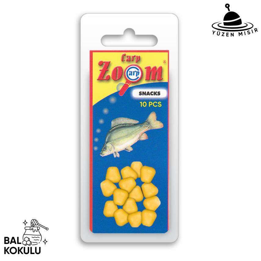 Yüzen Silikon Mısır Yem - Yüzen Sazan Mısırı - Mini - 10 Adet - Bal Kokulu - 1